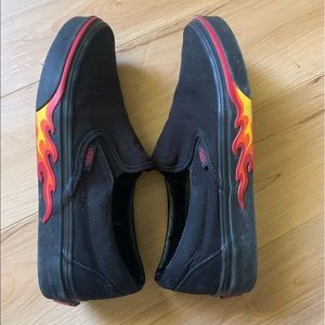 Custom flame vans